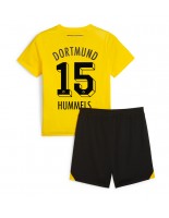 Borussia Dortmund Mats Hummels #15 Kotipaita Lasten 2023-24 Lyhythihainen (+ shortsit)